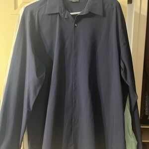 Men's Navy Blue dress shirt
